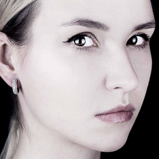 Boucles d'oreilles saphir bleu Mangrove