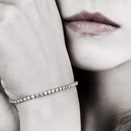 Bracelet saphir bleu Rivière