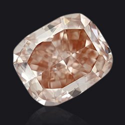 Diamant fancy orange pink - Jaubalet