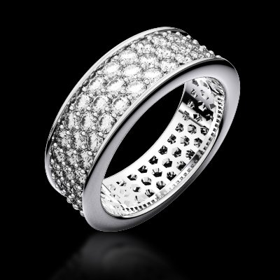 bijoux tendance | bague or blanc diamant | Jaubalet